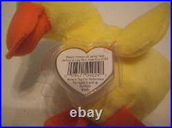 TY Beanie Babies Rare Retired Quackers Style 4024 1994/1993 MINT CONDITION