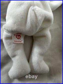 TY Beanie Babies Rare Set Of 2 NWT Valentino (1994) and Valentina (1998)