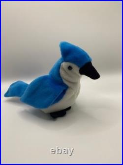 TY Beanie Babies Rocket Blue Jay Original Rare 1998 New Mint Condition