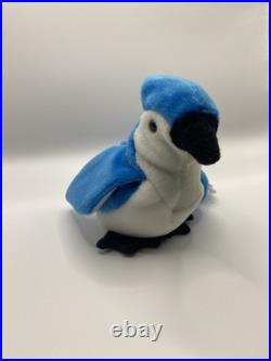 TY Beanie Babies Rocket Blue Jay Original Rare 1998 New Mint Condition