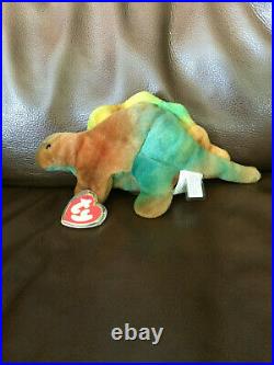 TY Beanie Babies STEG ULTRA RARE NEW 1st Gen 2 Can. Tush tags Investment Quality