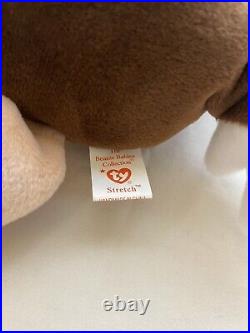 TY Beanie Babies STRETCH Rare and Retired with tag error