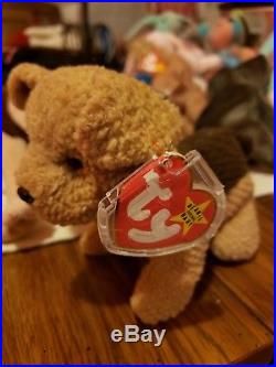 TY Beanie Babies SUPER RARE Retired TUFFY w (ALL CAPS) Error PVC 1ST EDITION