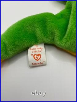 TY Beanie Babies Smoochy Frog Original Rare 1997 New Mint Condition PVC