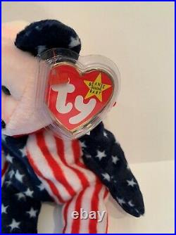 TY Beanie Babies Spangle Pink Face Retired Rare with Tag Errors