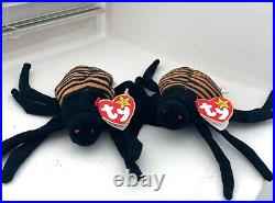 TY Beanie Babies Spinner the Spider Different Tags/Errors (Rare Collectable)