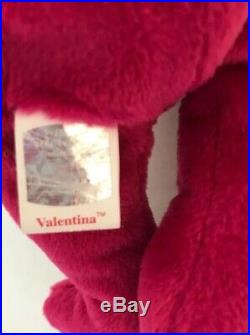 TY Beanie Babies Valentina The Bear 1998 Retired Rare Vintage & Collectable