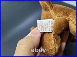 TY Beanie Babies Weenie the Dachshund Dog 1995 Super Rare TAG ERROR ODDITY