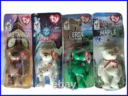 TY Beanie Babies complete set of 4 with Rare Tag and date Errors 1999 McDonald's