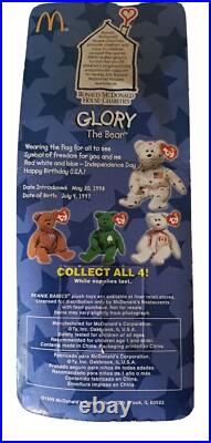 TY Beanie Babies complete set of 4 with Rare Tag and date Errors 1999 McDonald's
