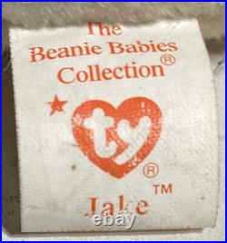 TY Beanie Baby 1997. Jake the Duck Retired Rare Stamp Tag #453