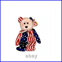 TY Beanie Baby 1999 Spangle Bear Pink Face Tag Error RARE Collectible Plush Mint TY Beanie Baby 1999 Spangle Bear Pink Face Tag Error RARE Collectible Plush Mint