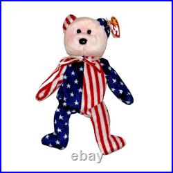 TY Beanie Baby 1999 Spangle Bear Pink Face Tag Error RARE Collectible Plush Mint TY Beanie Baby 1999 Spangle Bear Pink Face Tag Error RARE Collectible Plush Mint