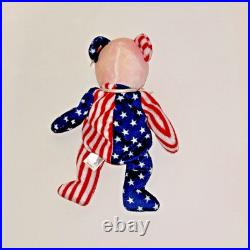 TY Beanie Baby 1999 Spangle Bear Pink Face Tag Error RARE Collectible Plush Mint TY Beanie Baby 1999 Spangle Bear Pink Face Tag Error RARE Collectible Plush Mint
