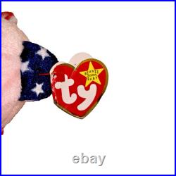 TY Beanie Baby 1999 Spangle Bear Pink Face Tag Error RARE Collectible Plush Mint TY Beanie Baby 1999 Spangle Bear Pink Face Tag Error RARE Collectible Plush Mint