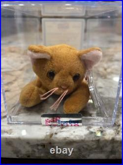 TY Beanie Baby ALL GOLD NIP Authenticated MWMT 3rd/1st GEN RARE Museum Quality