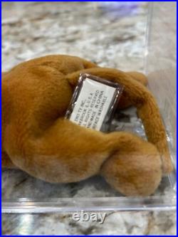 TY Beanie Baby ALL GOLD NIP Authenticated MWMT 3rd/1st GEN RARE Museum Quality