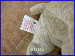 TY Beanie Baby Almond The Bear ERRORS Rare 1999 Retired Original / Authentic
