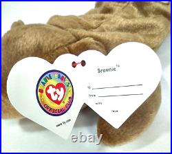 TY Beanie Baby BROWNIE the Bear BBOC Exclusive Rare MWMTs Stuffed Plush