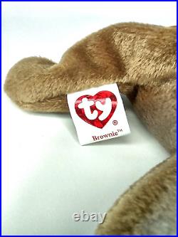 TY Beanie Baby BROWNIE the Bear BBOC Exclusive Rare MWMTs Stuffed Plush