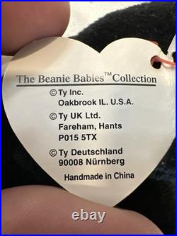 TY Beanie Baby Baldy Eagle 1996 PVC Pellets RARE Multiple Tag Errors? Same Day