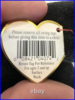 TY Beanie Baby Baldy Eagle 1996 PVC Pellets RARE Multiple Tag Errors? Same Day