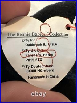 TY Beanie Baby Baldy Eagle 1996 PVC Pellets RARE Multiple Tag Errors? Same Day