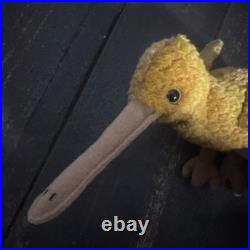 TY Beanie Baby, Beak 1998, Retired, RARE, TAG ERRORS, EXCELLENT CONDITION