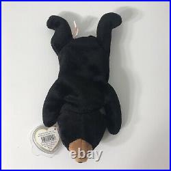 TY Beanie Baby Blackie the Bear Original 1993 TAG ERRORS EXTREMELY RARE