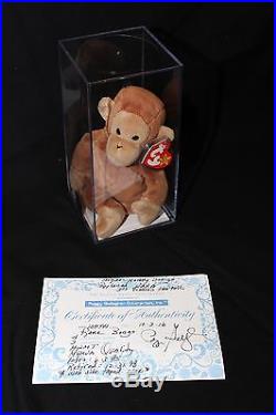 TY Beanie Baby Bongo Style 4067 AUTHENTICATED Rare Museum Quality