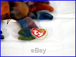 TY Beanie Baby CLAUDE The Crab, Extremely Rare, WITH 11 ERRORS 1996
