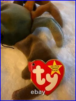 TY Beanie Baby Claude 1996 rare tag mistakes