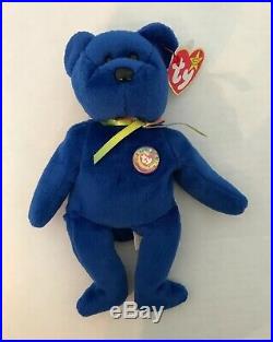 TY Beanie Baby Clubby The Bear 1998Retired Rare Vintage & Collectible