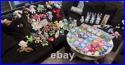TY Beanie Baby Collection 101 Count Lot Rare Errors PVC