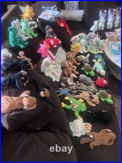 TY Beanie Baby Collection 101 Count Lot Rare Errors PVC