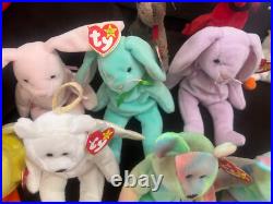 TY Beanie Baby Collection 101 Count Lot Rare Errors PVC