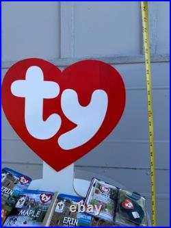TY Beanie Baby Display Stand Store 83 Babies Tags 90s Rare Princess