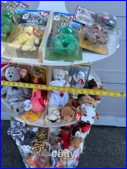TY Beanie Baby Display Stand Store 83 Babies Tags 90s Rare Princess