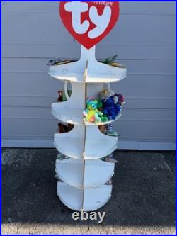 TY Beanie Baby Display Stand Store 83 Babies Tags 90s Rare Princess