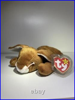 TY Beanie Baby EARS the Bunny Rabbit PVC 1995 RARE with Tag Errors Retired TY Beanie Baby EARS the Bunny Rabbit PVC 1995 RARE with Tag Errors Retired