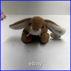 TY Beanie Baby EARS the Bunny Rabbit PVC 1995 RARE with Tag Errors Retired