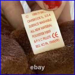 TY Beanie Baby EXTREMELY RARE Seaweed The Otter w Tag Errors COLLECTIBLES