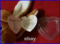 TY Beanie Baby- Ears with Rare PVC Retired style 4018