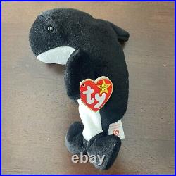 TY Beanie Baby Echo RARE PVC Pellets Retired With Tag Errors 4180