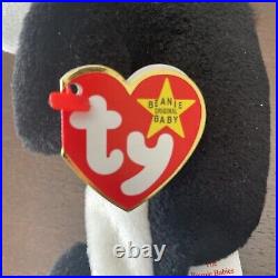 TY Beanie Baby Echo RARE PVC Pellets Retired With Tag Errors 4180