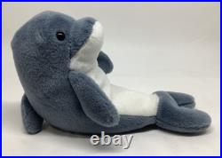 TY Beanie Baby Echo the Dolphin 1996 Retired ERRORS Rare Vintage Mint withTags