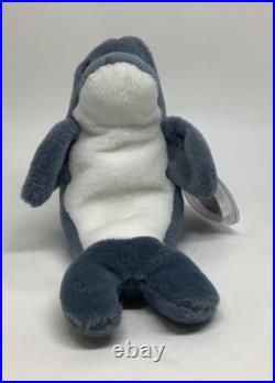 TY Beanie Baby Echo the Dolphin 1996 Retired ERRORS Rare Vintage Mint withTags