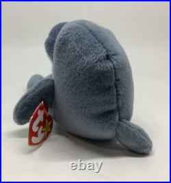 TY Beanie Baby Echo the Dolphin 1996 Retired ERRORS Rare Vintage Mint withTags