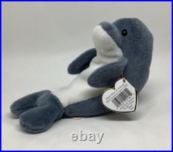 TY Beanie Baby Echo the Dolphin 1996 Retired ERRORS Rare Vintage Mint withTags