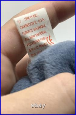 TY Beanie Baby Echo the Dolphin 1996 Retired ERRORS Rare Vintage Mint withTags